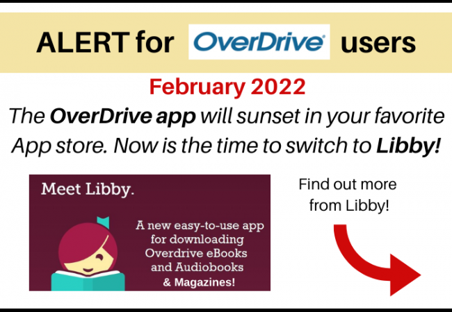 OverDrive App Will Sunset February 2022 – Hamden Public Library